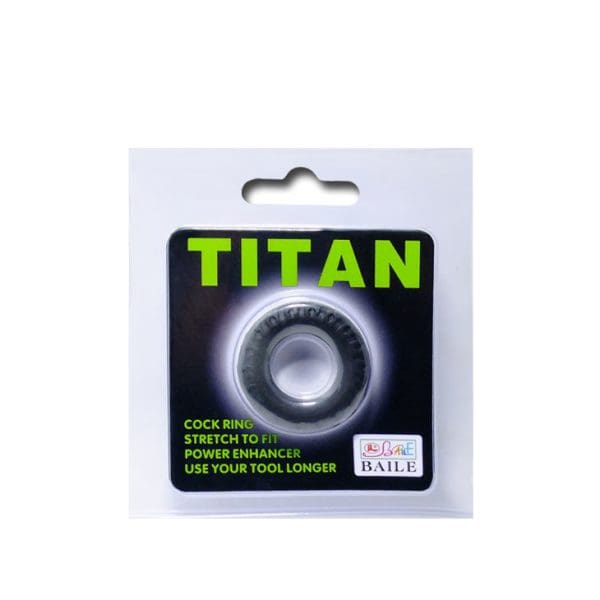 BAILE - TITAN COCKRING BLACK GREEN 2 CM 5